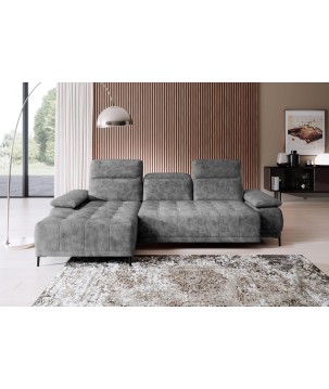 Narożnik FOCUS S z elektryczną regulacją siedziska w tkaninie Promocyjnej SALVADOR 14 WERSAL