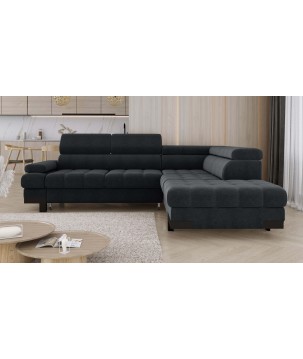 Narożnik SELVA L z funkcją spania i pojemnikiem AUSTIN 20 WERSAL