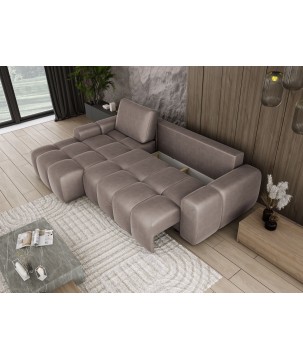 Narożnik MAILO funkcja spania DL z pojemnikiem SOLAR 16 WERSAL