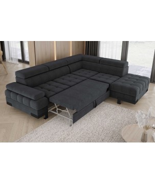 Narożnik SELVA L z funkcją spania i pojemnikiem AUSTIN 20 WERSAL