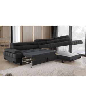 Narożnik SELVA L z funkcją spania i pojemnikiem AUSTIN 20 WERSAL