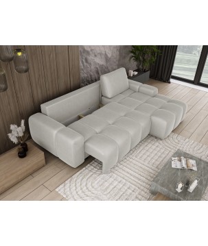 Narożnik MAILO funkcja spania DL z pojemnikiem SOLAR 03 WERSAL