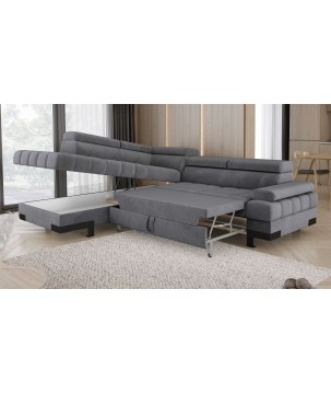 Narożnik SELVA L z funkcją spania i pojemnikiem SALVADOR 15 WERSAL