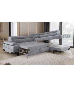 Narożnik SELVA L z funkcją spania i pojemnikiem SALVADOR 14 WERSAL