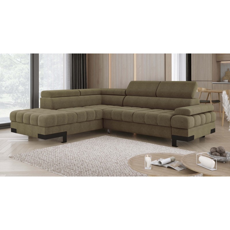 Narożnik SELVA L z funkcją spania i pojemnikiem AUSTIN 12 WERSAL