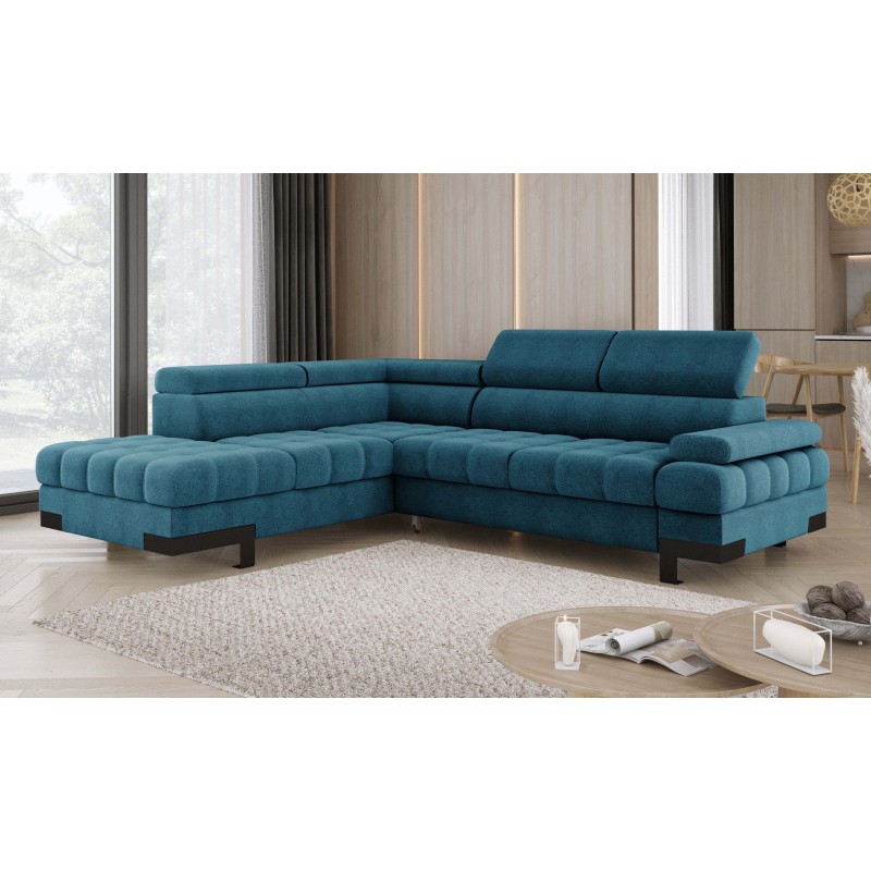 Narożnik SELVA L z funkcją spania i pojemnikiem AUSTIN 14 WERSAL