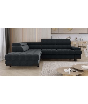 Narożnik SELVA L z funkcją spania i pojemnikiem AUSTIN 20 WERSAL