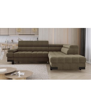 Narożnik SELVA L z funkcją spania i pojemnikiem AUSTIN 12 WERSAL