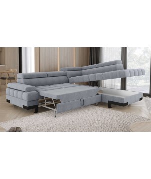 Narożnik SELVA L z funkcją spania i pojemnikiem AUSTIN 18 WERSAL