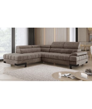 Narożnik SELVA L z funkcją spania i pojemnikiem SALVADOR 03 WERSAL