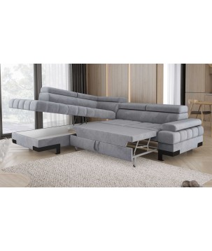 Narożnik SELVA L z funkcją spania i pojemnikiem SALVADOR 14 WERSAL