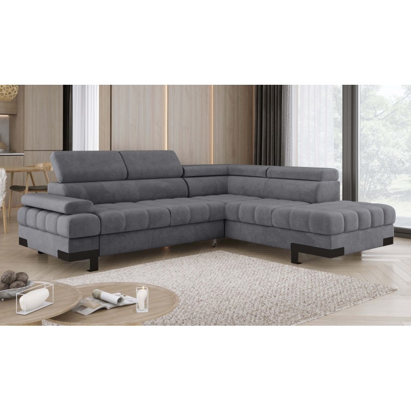 Narożnik SELVA L z funkcją spania i pojemnikiem SALVADOR 15 WERSAL