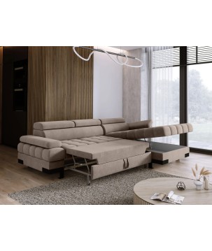 Narożnik SELVA S z funkcją spania i pojemnikiem AUSTIN 04 WERSAL