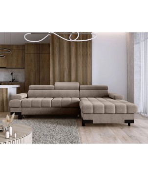 Narożnik SELVA S z funkcją spania i pojemnikiem AUSTIN 04 WERSAL