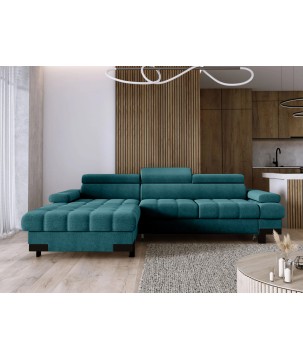 Narożnik SELVA S z funkcją spania i pojemnikiem AUSTIN 14 WERSAL