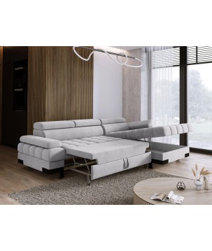 Narożnik SELVA S z funkcją spania i pojemnikiem AUSTIN 18 WERSAL