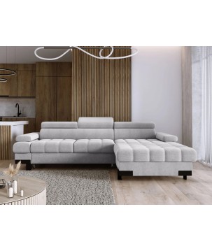 Narożnik SELVA S z funkcją spania i pojemnikiem AUSTIN 18 WERSAL