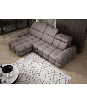 Narożnik TOLLO MINI S Lewostronny Elektryczna regulacja Solar 28 WERSAL