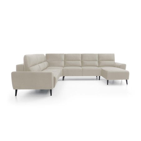 Narożnik BOSCO XL zestaw z elektryczną funkcją regulacji tkanina Monolith 02 Beżowy WERSAL