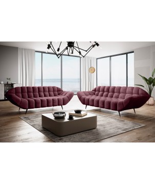 Sofa GAPPA 2 osobowa wolnostojąca w tkaninie MONOLITH 69 WERSAL