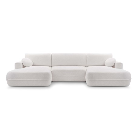 Narożnik FUEGO XL wolnostojący układ U z funkcją spania w tkaninie Bubble 01 DomoHome