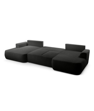 Narożnik VELO XL wolnostojący układ U z funkcją spania w tkaninie Coral 60 DomoHome