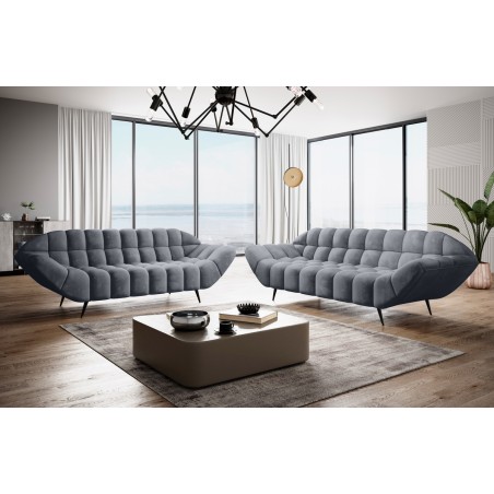 Sofa GAPPA 3 osobowa wolnostojąca w tkaninie MONOLITH 85 WERSAL