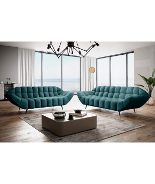 Sofa GAPPA 2 osobowa wolnostojąca w tkaninie MONOLITH 37 WERSAL