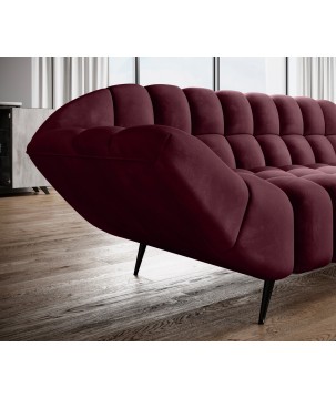 Sofa GAPPA 2 osobowa wolnostojąca w tkaninie MONOLITH 69 WERSAL