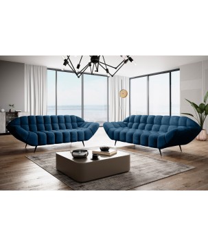 Sofa GAPPA 2 osobowa wolnostojąca w tkaninie MONOLITH 77 WERSAL