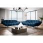 Sofa GAPPA 2 osobowa wolnostojąca w tkaninie MONOLITH 77 WERSAL