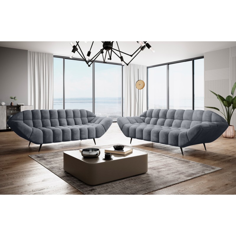 Sofa GAPPA 2 osobowa wolnostojąca w tkaninie MONOLITH 85 WERSAL