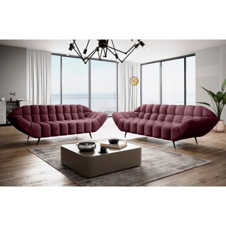 Sofa GAPPA 3 osobowa wolnostojąca w tkaninie MONOLITH 69 WERSAL