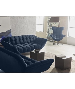 Sofa GAPPA 3 osobowa wolnostojąca w tkaninie LUISIANO 01 WERSAL