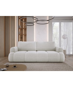 Sofa Kanapa BOMO 3 osobowa z funkcją spania i pojemnikiem w tkaninie EDEN 01 WERSAL