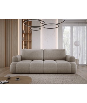 Sofa Kanapa BOMO 3 osobowa z funkcją spania i pojemnikiem w tkaninie EDEN 04 WERSAL