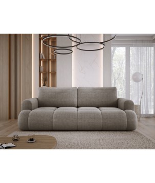 Sofa Kanapa BOMO 3 osobowa z funkcją spania i pojemnikiem w tkaninie EDEN 07 WERSAL