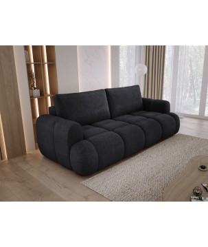 Sofa Kanapa BOMO 3 osobowa z funkcją spania i pojemnikiem w tkaninie EDEN 21 WERSAL