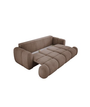 Sofa Kanapa BOMO 3 osobowa z funkcją spania i pojemnikiem w tkaninie SALVADOR 03 WERSAL