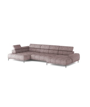 Narożnik PLAZA XL Prawostronny Elektryczna regulacja Tkanina MONOLITH 62 WERSAL