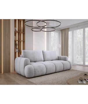 Sofa Kanapa BOMO 3 osobowa z funkcją spania i pojemnikiem w tkaninie SALVADOR 13 WERSAL