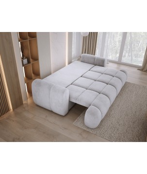 Sofa Kanapa BOMO 3 osobowa z funkcją spania i pojemnikiem w tkaninie SALVADOR 13 WERSAL