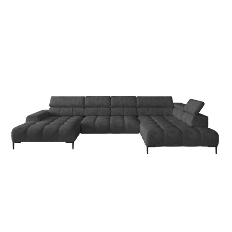 Narożnik PLAZA XL Prawostronny Elektryczna regulacja Tkanina MONOLITH 95 WERSAL