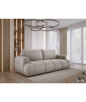 Sofa Kanapa BOMO 3 osobowa z funkcją spania i pojemnikiem w tkaninie EDEN 04 WERSAL