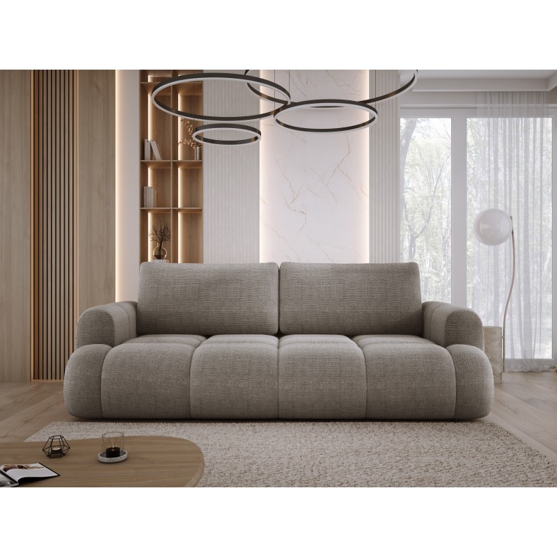 Sofa Kanapa BOMO 3 osobowa z funkcją spania i pojemnikiem w tkaninie EDEN 07 WERSAL