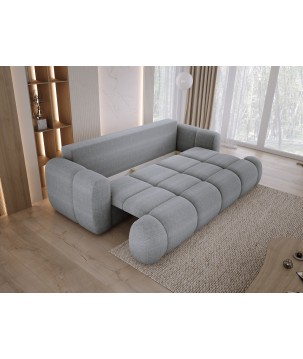 Sofa Kanapa BOMO 3 osobowa z funkcją spania i pojemnikiem w tkaninie EDEN 18 WERSAL