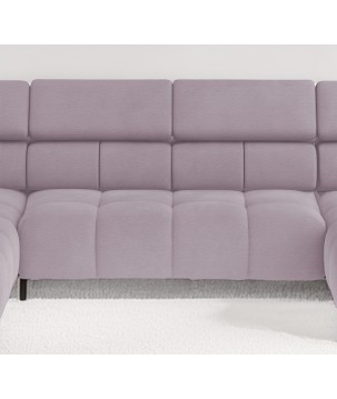 Narożnik PLAZA XL Prawostronny Elektryczna regulacja Tkanina SOLAR 61 WERSAL