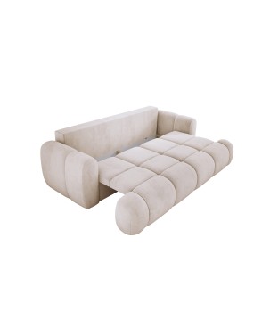 Sofa Kanapa BOMO 3 osobowa z funkcją spania i pojemnikiem w tkaninie SALVADOR 01 WERSAL