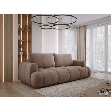 Sofa Kanapa BOMO 3 osobowa z funkcją spania i pojemnikiem w tkaninie SALVADOR 03 WERSAL