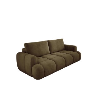 Sofa Kanapa BOMO 3 osobowa z funkcją spania i pojemnikiem w tkaninie SALVADOR 10 WERSAL